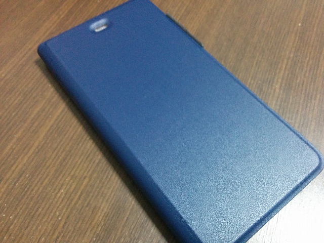 エレコム ソフトレザーケース 薄型 磁石付 ブルー PM-F03HPLFUMBU ケース本体