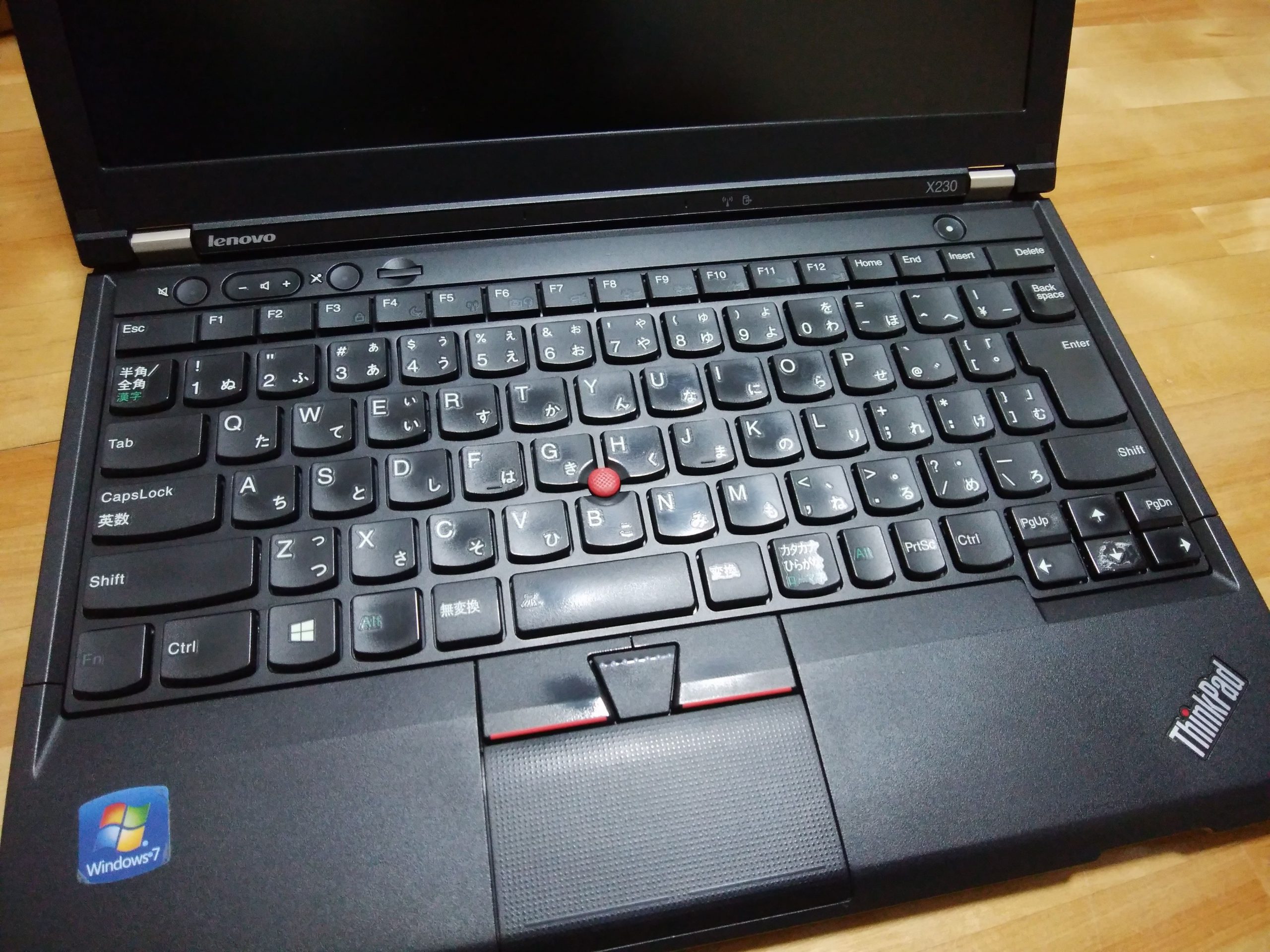 ThinkPad XシリーズのキーボードとThinkPadシリーズの説明一覧