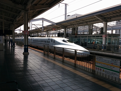 岡山駅の新幹線