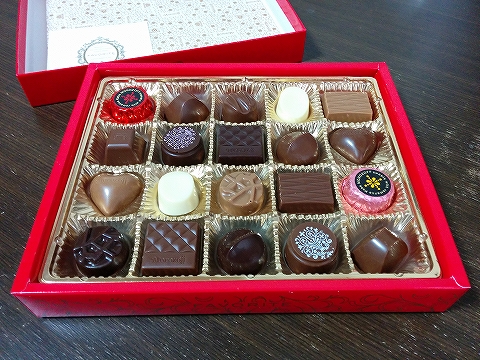 バレンタインデーのチョコレート